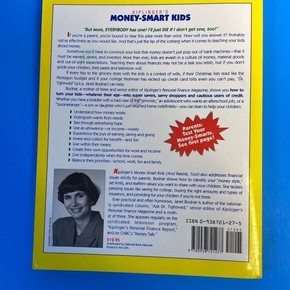 Kiplinger's Money Smart Kids & Parents Too by Janet Bodnar in Soft Bound - Picture 2 of 6